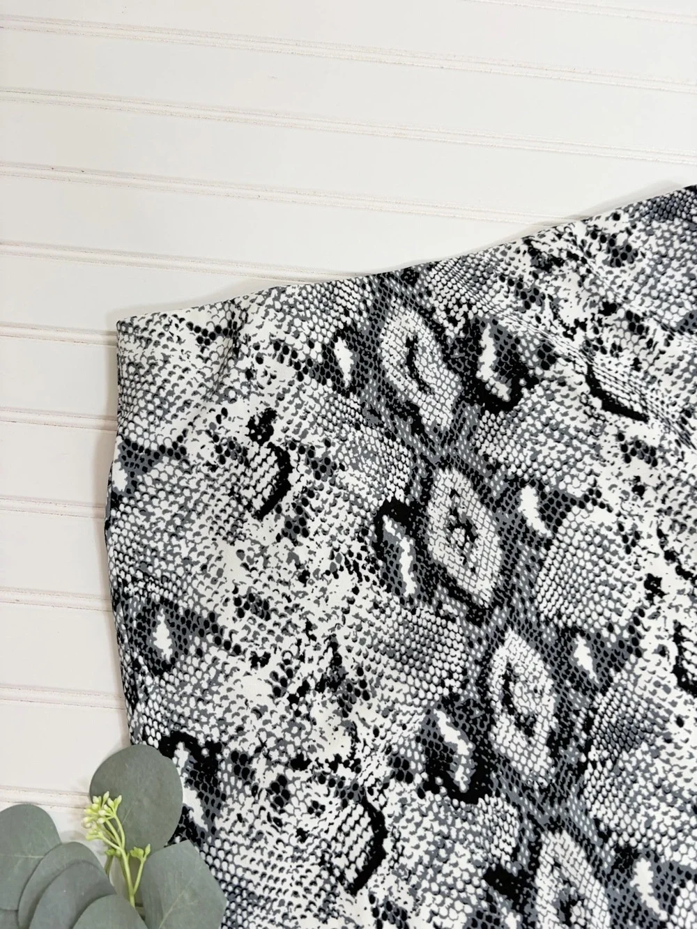 Messini Snake Print Pencil Skirt